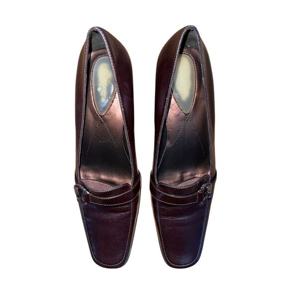 Liz Claiborne Flex Essex Square Toe Loafer Mink Vegan Brown Womens Size 10 NEW - Picture 2 of 12